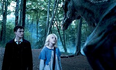 DANIEL RADCLIFFE as Harry Potter and EVANNA LYNCH as Luna Lovegood in Warner Bros. Pictures' Harry Potter and the Order of the Phoenix.