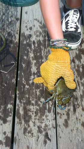 crab catching