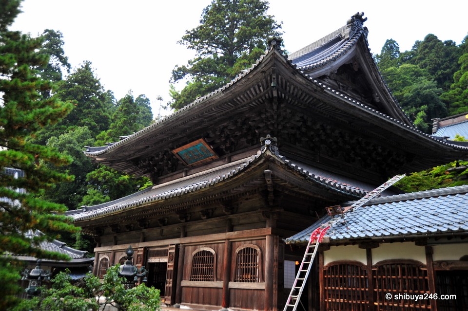 One of the temple buildings
