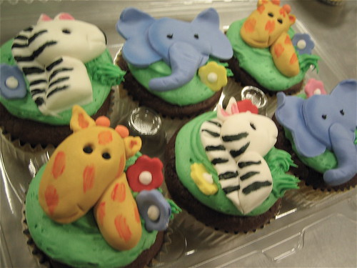 Funny Jungle Cupcake Toppers
