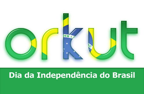 Orkut Brazil Independence Doodle