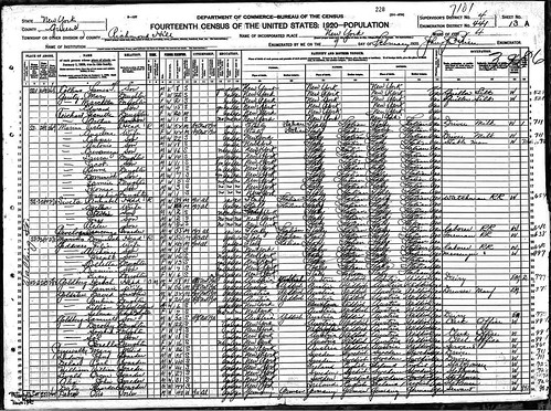 grandma 1920 census