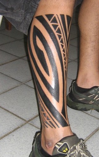 tattoo polinesian. polynesian tupiguarani