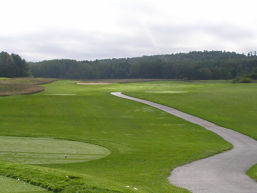 1st hole, Heathlands Golf Course, Onekama, Michigan