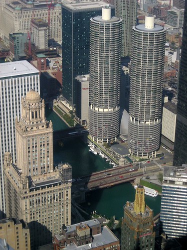 Chicago Skyline - Marina Towers