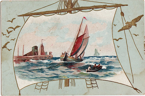 sailboat trade card