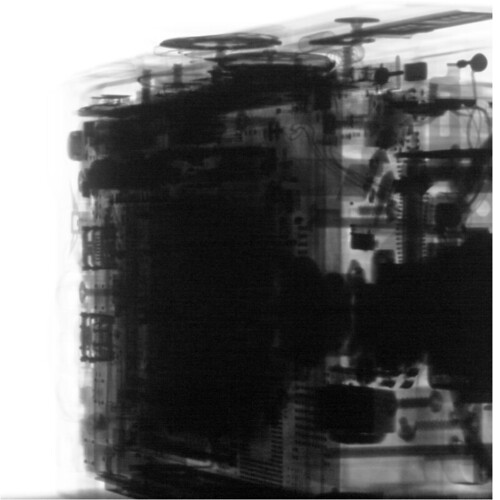 CT Scan of Digital Camera