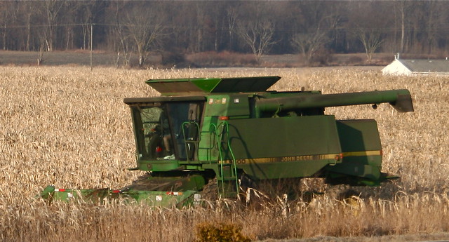 John Deere Corn Harvesting