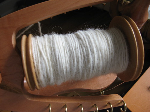 Tizzie biege on the spindle