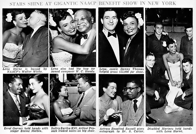 NAACP Benefit in New York with Lena Horne and WC Handy - Jet Magazine, April 9, 1953 by vieilles_annonces