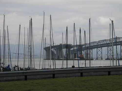 Bau der neuen Oakland Bay Bridge