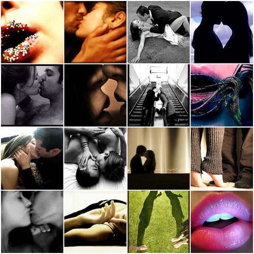 kissing lips to lips. Kissing Lips Mosaic