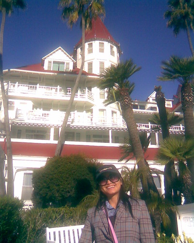 Gina at Hotel Del Coronado