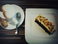Carrot cake, Room With A View Cafe
