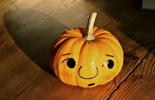 scared pumpkin