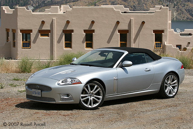 auto car silver fast convertible gt coupe penticton sportscar supercharged roadster jaguarxkr ©2007russellpurcell ©russellpurcell russpurcell russellpurcell