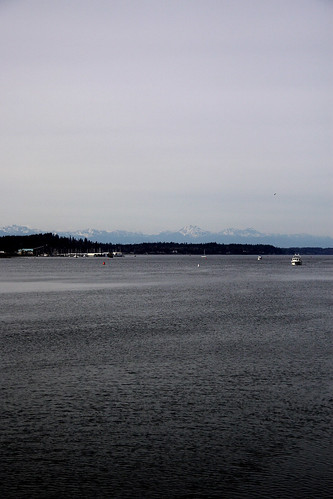 Olympic Mountains Over Budd Waterway