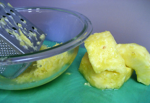 grated pineapple