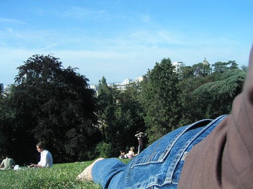 Lazing in the park