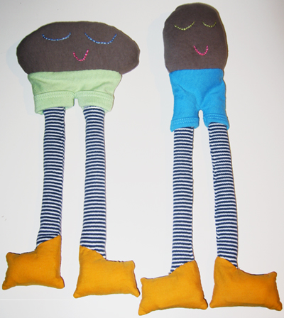 Stuffies with yellow boots