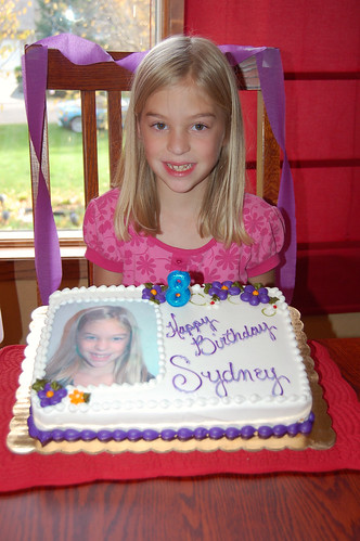 Syd and her cake!