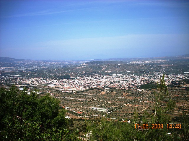 Paiania (from the cave of Paiania on Hymettos)