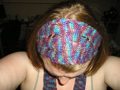 scarf as headband