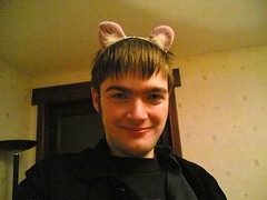 Me in cat ears by colinmunro, on Flickr