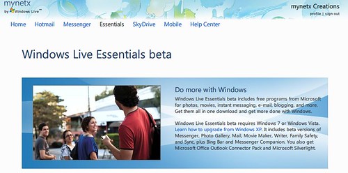 Windows Live Essentials Beta