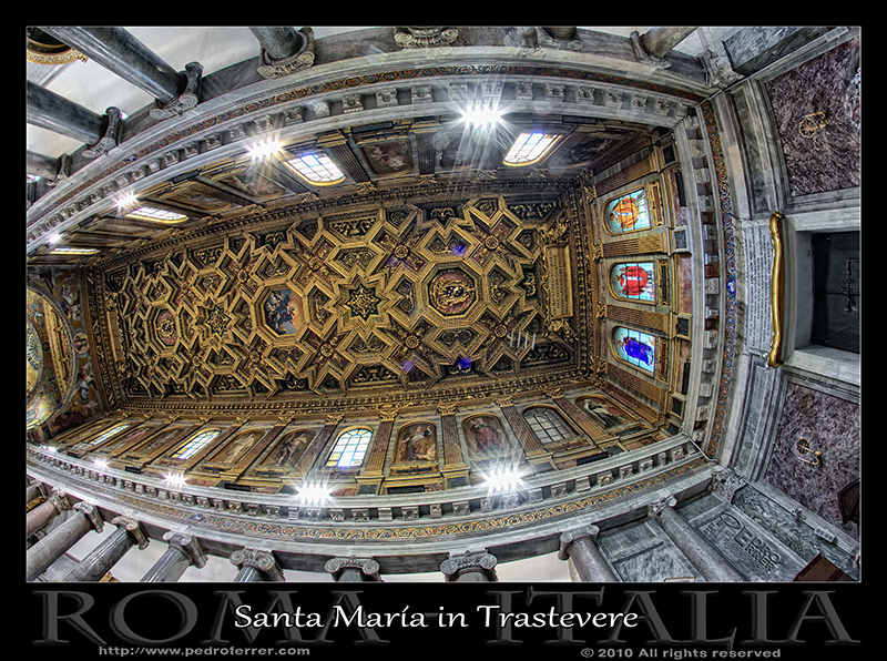 Roma - Santa María in Trastevere - Bóveda