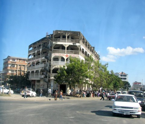 dar es salaam streets and buildings