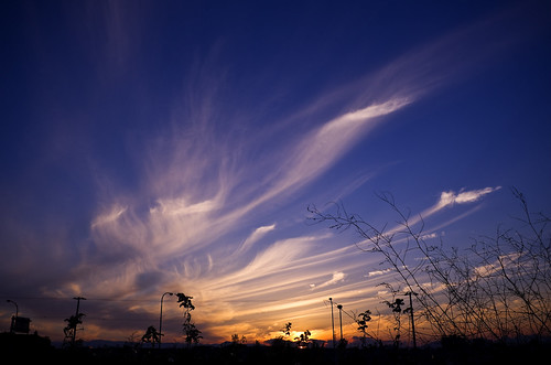 フリー写真素材|自然・風景|空|雲|夕日・夕焼け・日没|日本|