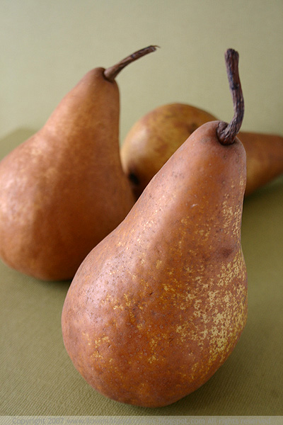 Beurre Bosc pears