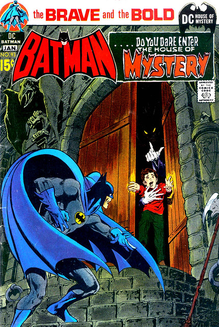 Brave and Bold 093 Batman House of Mystery cover by Neal Adams