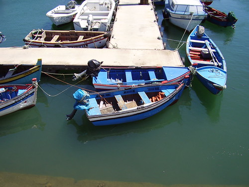 Fisherman boats in Setubal