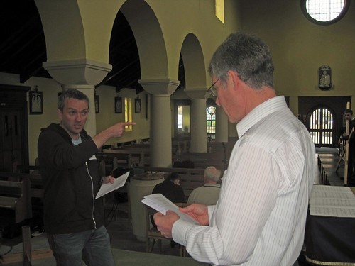 Director Martin O'Brien at work