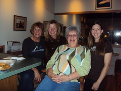 Aunt Jean, Marion, Aunt Irene, and Clare