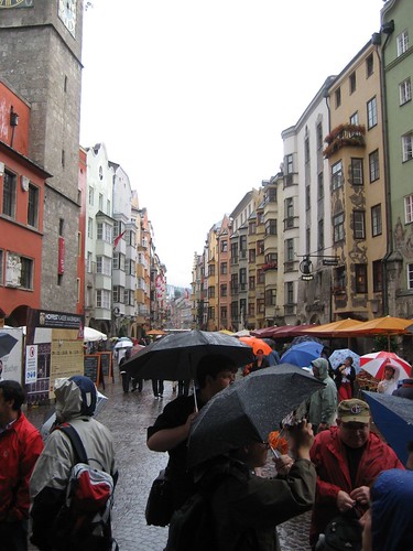 Rainy day in Innsbruck