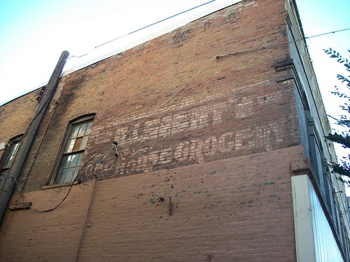 One Horse Grocery Ghostsign