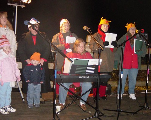 Community groups and churches perform during the Lighting of the Tunnel