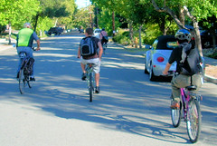 Bike commuters