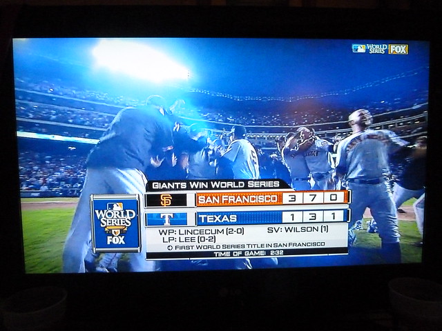 The Giants Win The World Series