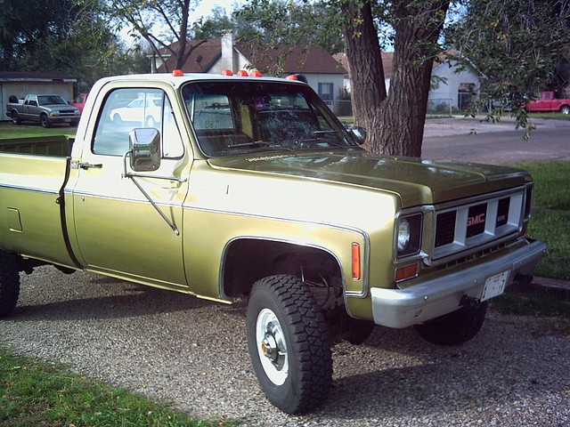 4x4 pickup special camper 1973 gmc 73 4wheeldrive k2500 34ton