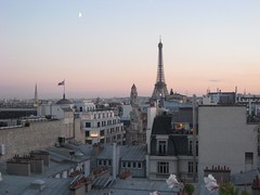 paris at sunset, from our suite
