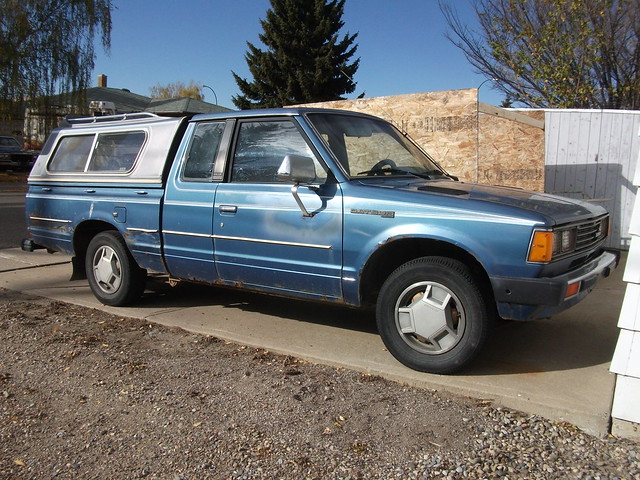 blue truck 1982 king nissan cab datsun