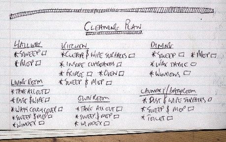 Cleaning Plan