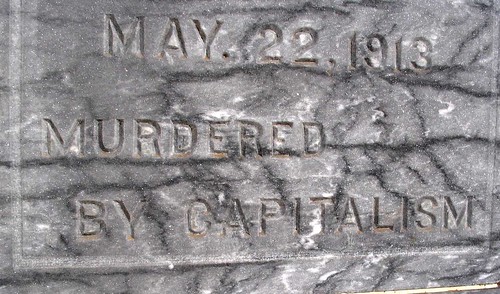 murdered by capitalism closeup