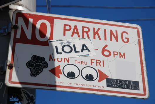 Say What--No Parking Googly Eye
