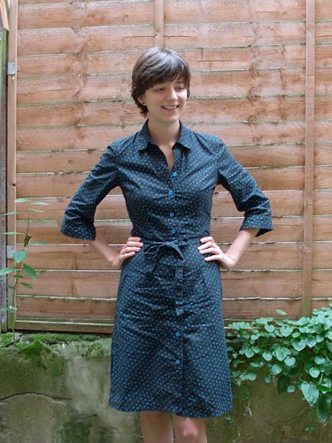 Shirt dress sewing pattern