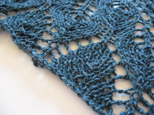 Shetland Triangle in Silky Wool